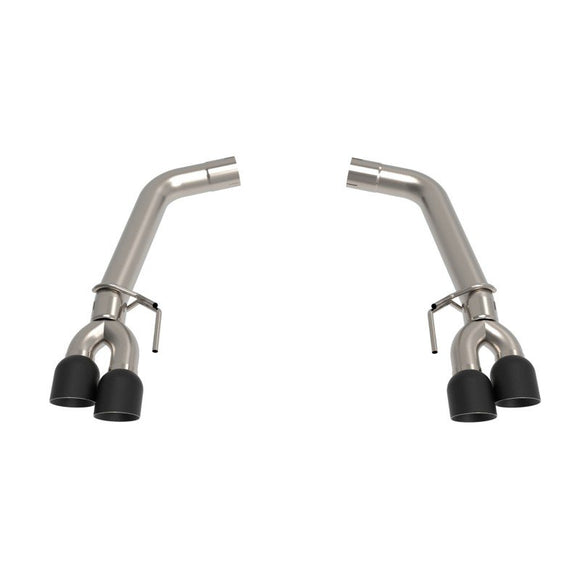 Kooks 3" SS Muffler Delete Axle-Back Exhaust w/Black Tips. 2018-2020 Mustang 5.0L.