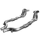 Kooks 15-24 Ford Mustang GT/Dark Horse V8 5.0L 1-7/8in SS Headers w/ GREEN Catted Connection Pipe-3