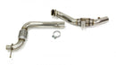 Kooks 3" GREEN Catted Downpipe. 2015-2023 Mustang EcoBoost. To Kooks Comp Exhaust.-2