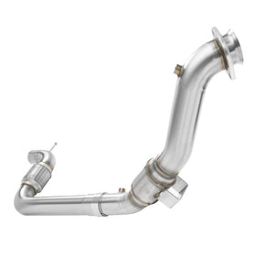 Kooks 3" GREEN Catted Downpipe. 2015-2023 Mustang EcoBoost. To Kooks Comp Exhaust.