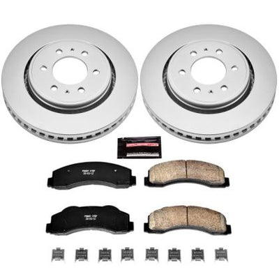 Power Stop 2018 Ford Expedition Front & Rear Z17 Evolution Geomet Coated Brake Kit