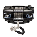 Scorpion 10000lb 12V DC Winch with Synthetic Rope Black - 1155401-1