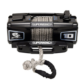 Scorpion 10000lb 12V DC Winch with Synthetic Rope Black - 1155401