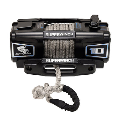 Scorpion 10000lb 12V DC Winch with Synthetic Rope Black - 1155401