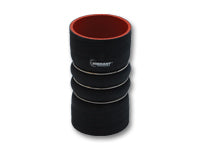 Vibrant 4 Ply Aramid Reinf Silicone Hump Hose conn 3.5in IDx6in long 3 reinforcement rin MATTE BLK