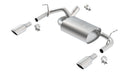 Borla 12-16 Jeep Wrangler 3.6L AT/MT 4WD Single Split Rr Exit Touring Exhaust (rear section only)-1