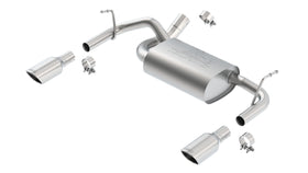 Borla 12-16 Jeep Wrangler 3.6L AT/MT 4WD Single Split Rr Exit Touring Exhaust (rear section only)