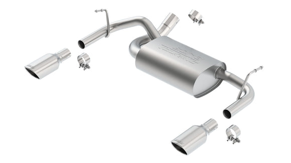Borla 12-16 Jeep Wrangler 3.6L AT/MT 4WD Single Split Rr Exit Touring Exhaust (rear section only)
