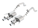 Borla 14-15 Chevy Corvette C7 6.2L RWD w/AFM &NPP S-Type Dual Round Rolled Center Rear Exit Exhaust-1