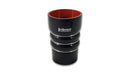 Vibrant Silicone Coupling 4 Ply Aramid CAC Transition Hose 4in x 3.5in Inlet/Outlet - Black-1