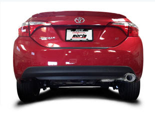 Borla 14-17 Toyota Corolla S 1.8L AT/MT FWD 4Dr S-Type Single Oval Rolled Angle-Cut Rear Sec Exhaust