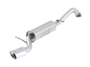 Borla 14-17 Toyota Corolla S 1.8L AT/MT FWD 4Dr S-Type Single Oval Rolled Angle-Cut Rear Sec Exhaust-1