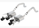 Borla 2015+ Chevy Corvette C7 Z06 6.2L Axle Back ATAK Exhaust Black Quad Tips w/o AFM w/ NPP-1