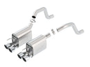 Borla 06-13 Chevy Corvette C6 ZO6/ZR1 Manual Trans S-Type II Rear Section Exht Dual Rd Rolled Tips-1