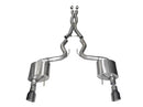 Corsa 15-17 Ford Mustang GT Coupe 5.0L 3in Sport Cat-Back Exhaust Dual Rear Exit w/ Gun Metal Tips-1