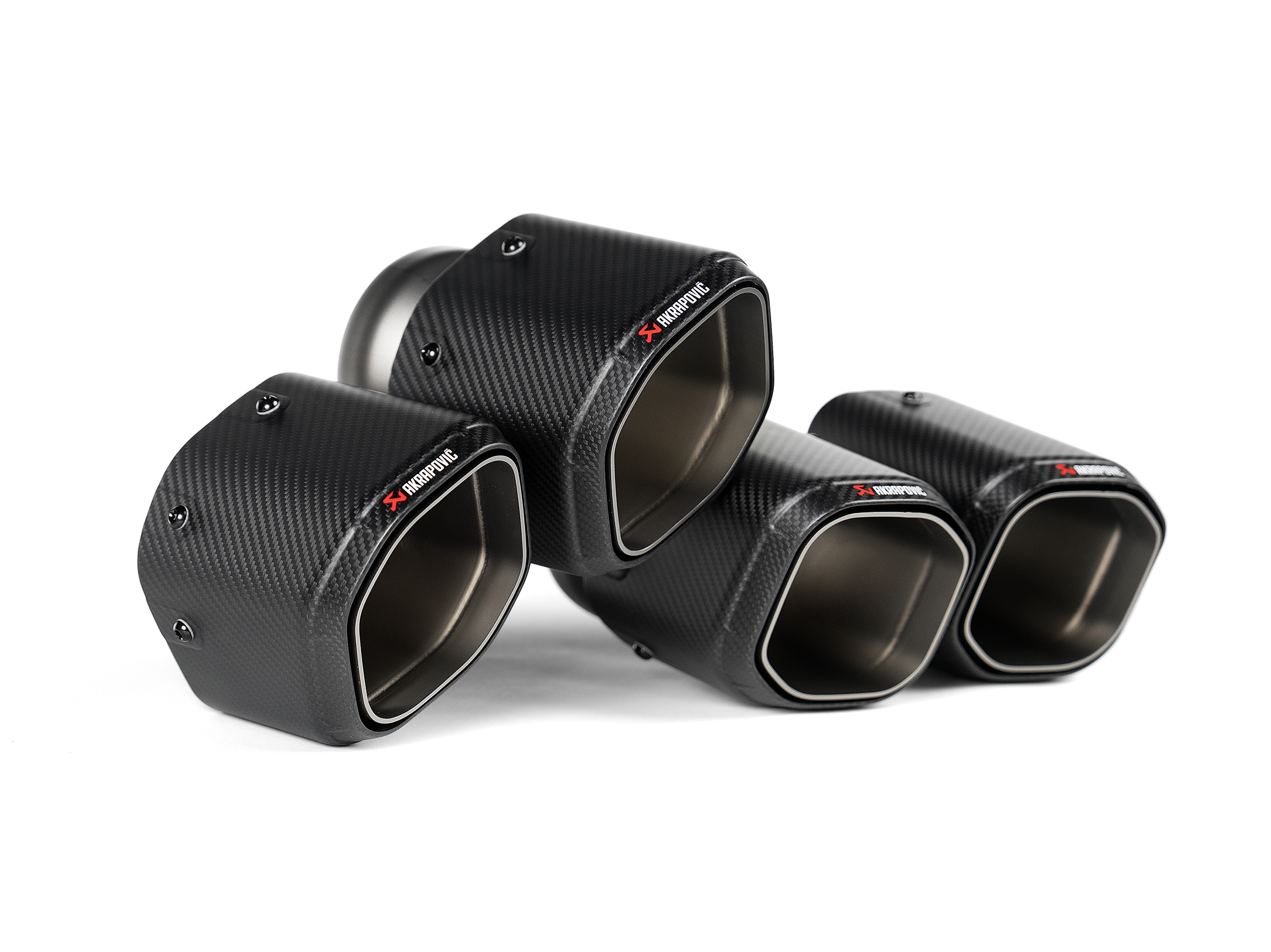Akrapovic 2024+ BMW M5 (G90,G99) Hexagonal Carbon Fiber Tail Pipe Set