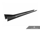 AutoTecknic G90 / G99 M5 Dry Carbon Side Skirt Extension Set-1
