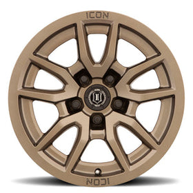 ICON Vector 5 17x8.5 5x5 -6mm Offset 4.5in BS 71.5mm Bore Bronze Wheel