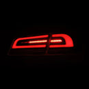 AlphaRex 12-21 Tesla Model S LUXX-Series LED Tail Lights - Black/Red-3