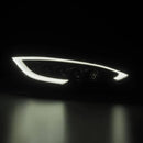 AlphaRex 12-21 Tesla Model S NOVA LED Proj Headlights Alpha-Black w/Actv Light & Seq.Sig / SB DRL-4