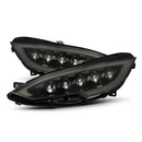 12-21 Tesla Model S NOVA-Series LED Projector Headlights Alpha-Black-1