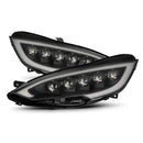 12-21 Tesla Model S NOVA-Series LED Projector Headlights Black-1