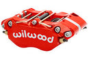 Wilwood Caliper-Dynapro Radial (Thin Pad) 1.75in Pistons .81in Disc - Red-1