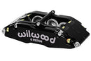 Wilwood Caliper-BNSL6-LH-Black 1.62/1.12/1.12in Pistons 1.10in Disc-1