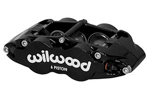 Wilwood Caliper Narrow Superlite 6R LH Black 1.62in / 1.12in / 1.12in Pistons 1.10in Disc
