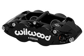 Wilwood Caliper Forged Narrow Superlite FNSL4R-DS Dust Seal 1.25/1.25 1.10in Rotor Width - Black