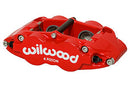 Wilwood Caliper Forged Narrow Superlite FNSL4R-DS Dust Seal 1.25/1.25 1.10in Rotor Width - Red-1