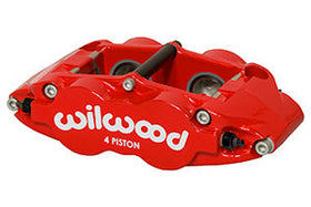 Wilwood Caliper Forged Narrow Superlite FNSL4R-DS Dust Seal 1.25/1.25 1.10in Rotor Width - Red
