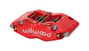 Wilwood Caliper-Dynapro Single 5.98in Mount-Red 1.58in Piston 1.1in Disc-1