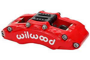 Wilwood Caliper - AT6 Lug Mount Red 1.75in/1.38in/1.38in Piston .75in Rotor - Right Side
