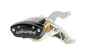Wilwood Caliper - MC4 Mechanical Right Hand - Black 1.19in Piston 1.10in Rotor - Black