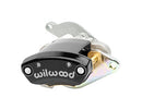Wilwood Caliper - MC4 Mechanical Left Hand - Black 1.19in Piston 1.10in Rotor - Black-1