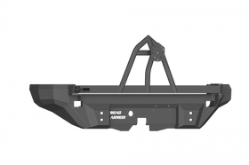 Road Armor 03-09 Hummer H2 Dakar Rear Non-Winch Bumper w/Tire Carrier - Tex Blk