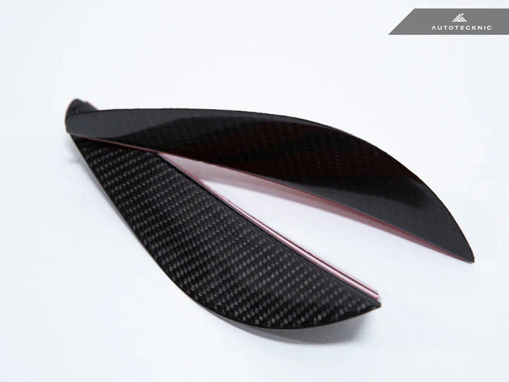 AutoTecknic E9X M3 Dry Carbon Front Bumper Canard Set
