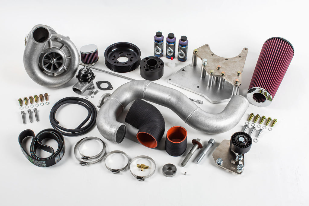 Vortech Tuner Kit. EFI. GM LS-Swap. Passenger Side. C5/C6 Corvette FEAD w/V-2 Ti