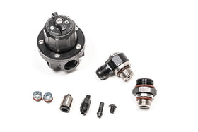 Radium Engineering 8AN ORB Direct Mount Regulator-Rotating Assembly (DMR-RA) - Black