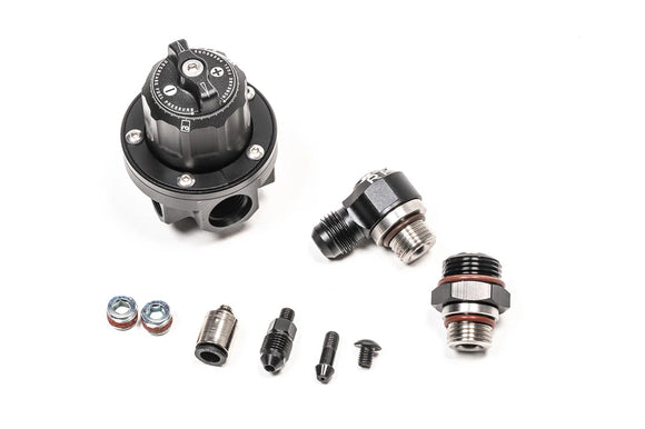 Radium Engineering 8AN ORB Direct Mount Regulator-Rotating Assembly (DMR-RA) - Black