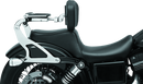 Kuryakyn Fixed Mounts Multi-Purpose Driver & Passenger Backrest 06-17 Dyna Models Chrome-1