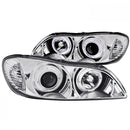 ANZO 2000-2004 Infiniti I30 Projector Headlights w/ Halo Chrome-1