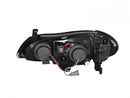 ANZO 2000-2004 Infiniti I30 Projector Headlights w/ Halo Chrome-2
