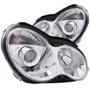ANZO 2001-2007 Mercedes Benz C Class W203 Projector Headlights Chrome-1
