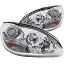 ANZO 2000-2005 Mercedes Benz S Class W220 Projector Headlights Chrome-1