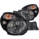 ANZO 2002-2003 Subaru Impreza Crystal Headlights Black-1