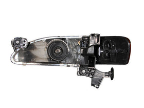 ANZO 2000-2001 Toyota Camry Crystal Headlights w/ Halo Chrome - 0
