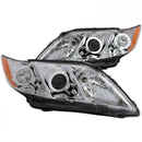 ANZO 2007-2009 Toyota Camry Projector Headlights w/ Halo Chrome-1