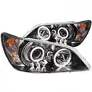 ANZO 2001-2005 Lexus Is300 Projector Headlights w/ Halo Black-1
